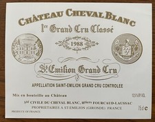 Étiquette Château Cheval