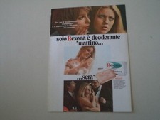 advertising Pubblicità 1970 SAPONE SAPONETTA REXONA