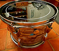 LUDWIG 1976 Tamburo Tom Tom Vintage Blue Pearl, 14" x 9,75" Blu/Oliva Distintivo