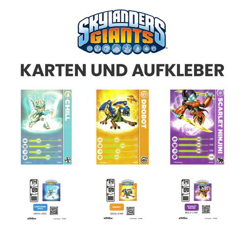 Skylanders giants carte - skylanders, e