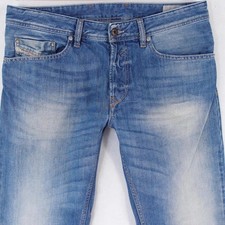 Uomos Diesel WAYKEE Regular Dritto Blu Jeans W32 L32