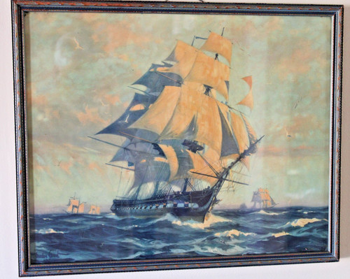 Vintage uss constitution 1927 - vintage,