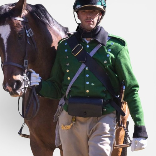 Costume storico verde - storico, militare