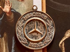 MERCEDES - BENZ KEYCHAIN: with St. Christopher motorists and drivers protector