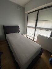 letto singolo con contenitore