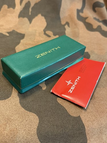 Zenith scatola orologio raro - zenith,
