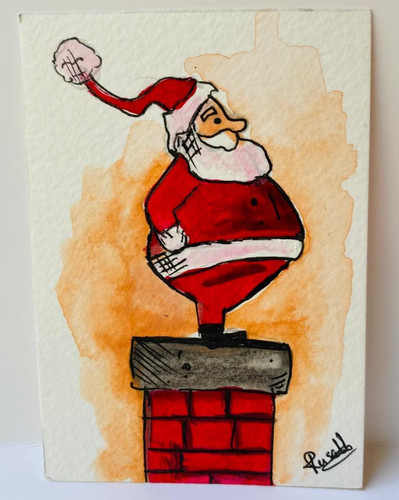 Jolly babbo natale camino - jolly,