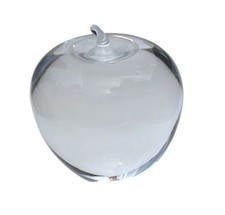 Fermacarte mela cristallo