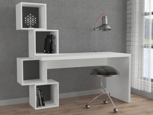 Scrivania 153 cm bianco - 153,5x, 60