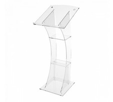 E-360 LEG Leggio in plexiglass trasparente con piano inclinato