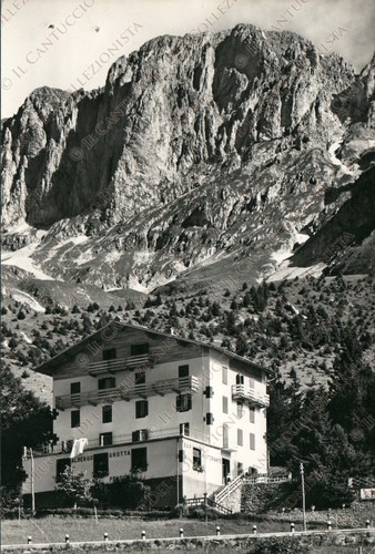 1962 clusone albergo grotta - albergo,