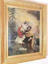 Scuola italiana del XVIII secolo- Scena storica con personaggi in costume