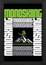 Quadro monoski divertente mono - monoski,