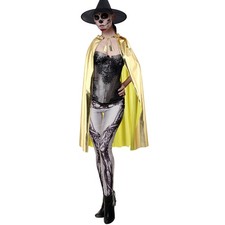  Accessori Costume Halloween Vestito Mago Adulto Mantello Cosplay