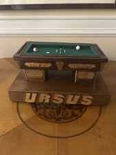 Mini biliardo vintage da bar anni ’70 – oggetto pubblicitario URSUS