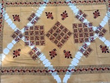 Copriletto indiano batik beige