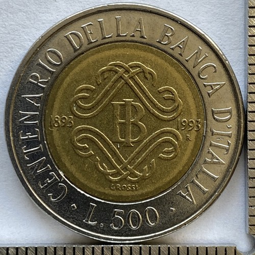 1993 italy 500 lire extra - lire,