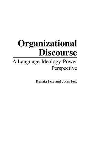 Organizational discourse a - organizational,