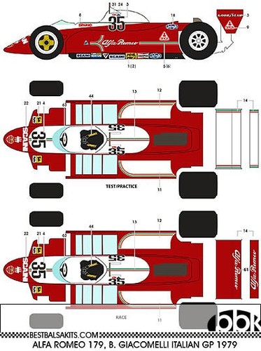 Alfa romeo 179 f1 - 1/12,