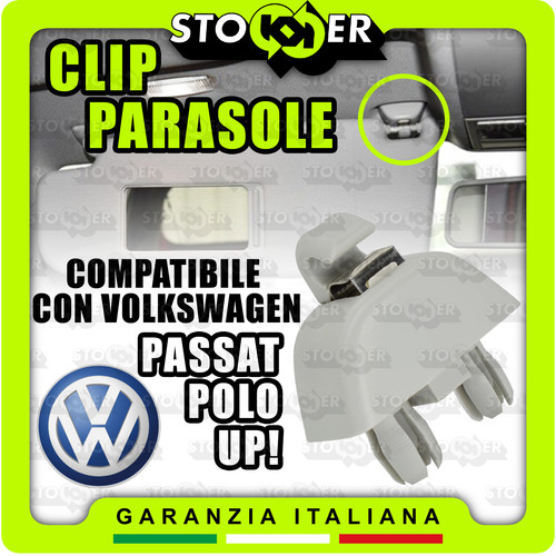 Clip aggancio aletta parasole - clip,