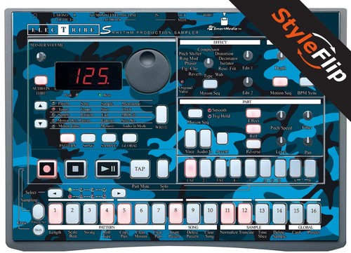 Korg electribe skin blu - korg, |