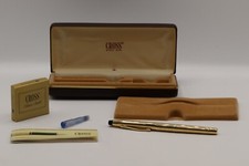 Stilografica CROSS 10K  GOLD FILLED - Pennino F In ORO 14K Perfetta