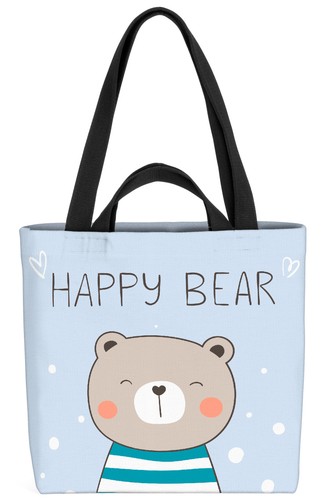 Borsa happy bear orso - happy, bambini