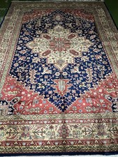 Tappeto Persiano Heriz autentico 400x300 Geometrico  Annodato A Mano