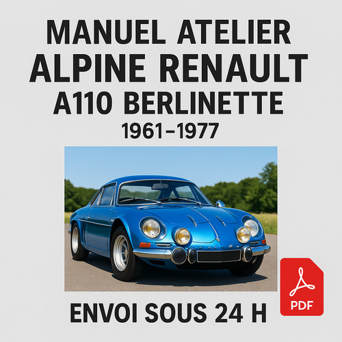 Manuel atelier alpine renault - manuel,