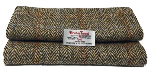 Tessuto harris tweed marrone - harris,