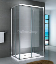 BOX DOCCIA A 3 LATI CABINA CRISTALLO 6 MM RETTANGOLARE QUADRATO 70 80 90 100 120