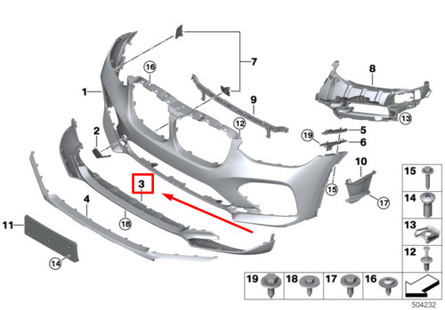 Labbro paraurti anteriore bmw - labbro,