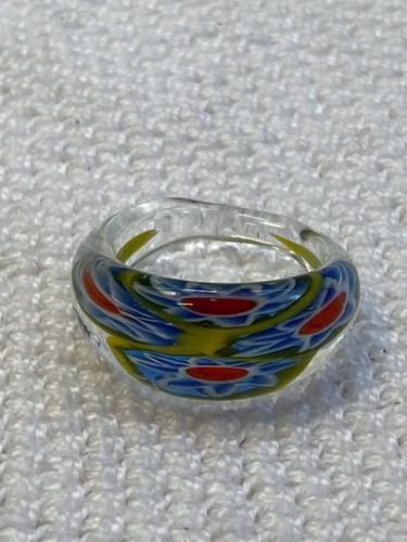 Anello cupola vetro murano - vetro,