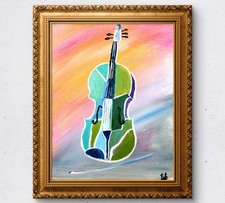 WS violino originale dipinto a