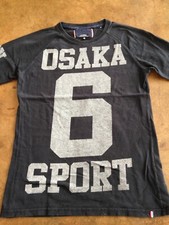 SUPERDRY++T SHIRT+++TG S +++BLU++ORIGINALE 100%+++MANICA LUNGA++PERFETTA-RV