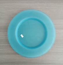 10 Sottopiatti Vetro Azzurro