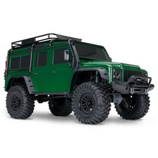 Traxxas 82256-4 1:10 TRX-4 LR Defender Crawler RTR spazzolato, verde senza clip