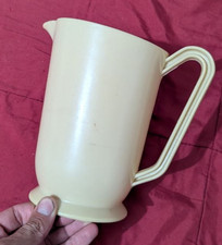 CARAFFA PLASTICA PER ALIMNETI VINTAGE!! H. 18 cm D. 12 cm