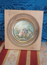 Antica Miniatura Scena Cortese