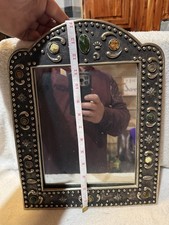 Specchio accento intarsiato