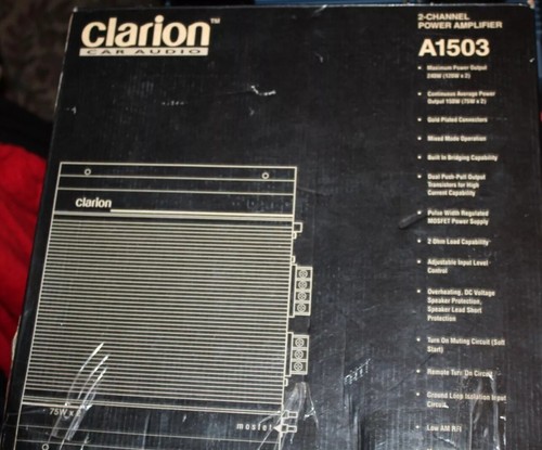 Clarion raro amplificatore