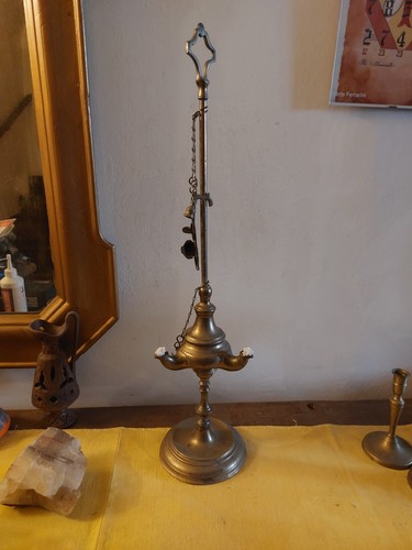 Lampada petrolio antica 800 - lampada, a