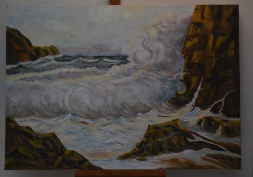 Antico quadro tela mare - quadro,
