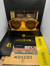MOSCOT Miltzen Marrone Lucido da Sole Taglia MEDIUM  46-24-145