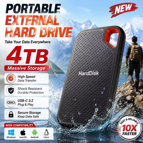 Hard disk esterno 4tb - hard, ssd