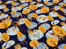 Tessuto cotone jersey animali