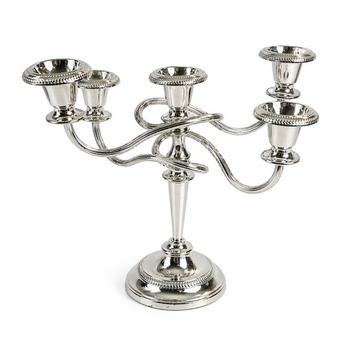 Candelabro vintage placcato - candelabro,