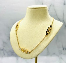 FENDI F Rhinestone Monogram
