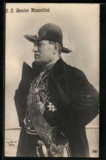 AK Duce Benito Mussolini In