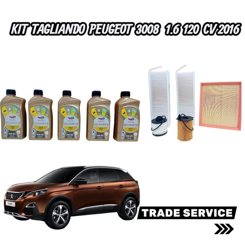 Kit tagliando peugeot 3008 - kit,